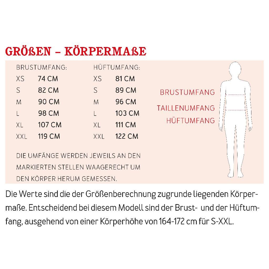 Papierschnittmuster Blusenkleid Frau Edda XS-XXL